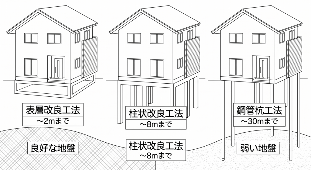 地盤改良の方法