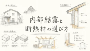 姫路で家を建てる前に知っておきたい内部結露と断熱材の選び方のアイキャッチ画像