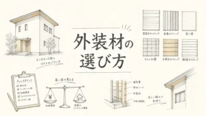 姫路の外壁メンテナンス費用を抑えるために知っておきたい外装材の選び方のアイキャッチ画像