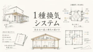 姫路で選ぶ1種換気システム｜消去法で考える熱交換型換気の選び方のアイキャッチ画像