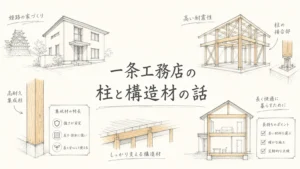 姫路で知っておきたい一条工務店の柱と長持ちする構造材の話のアイキャッチ画像