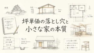 姫路で家を建てる前に知りたい坪単価の落とし穴と「小さな家」の本質のアイキャッチ画像