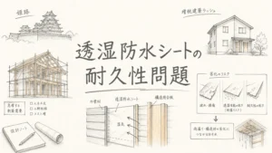 姫路の増税建築ラッシュで起きた透湿防水シートの耐久性問題のアイキャッチ画像