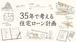姫路で考える50年住宅ローン｜なぜ返済計画は35年で立てるべきなのかのアイキャッチ画像