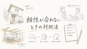 姫路で家づくり中に営業マン・設計士と相性が合わない場合はどうする？のアイキャッチ画像
