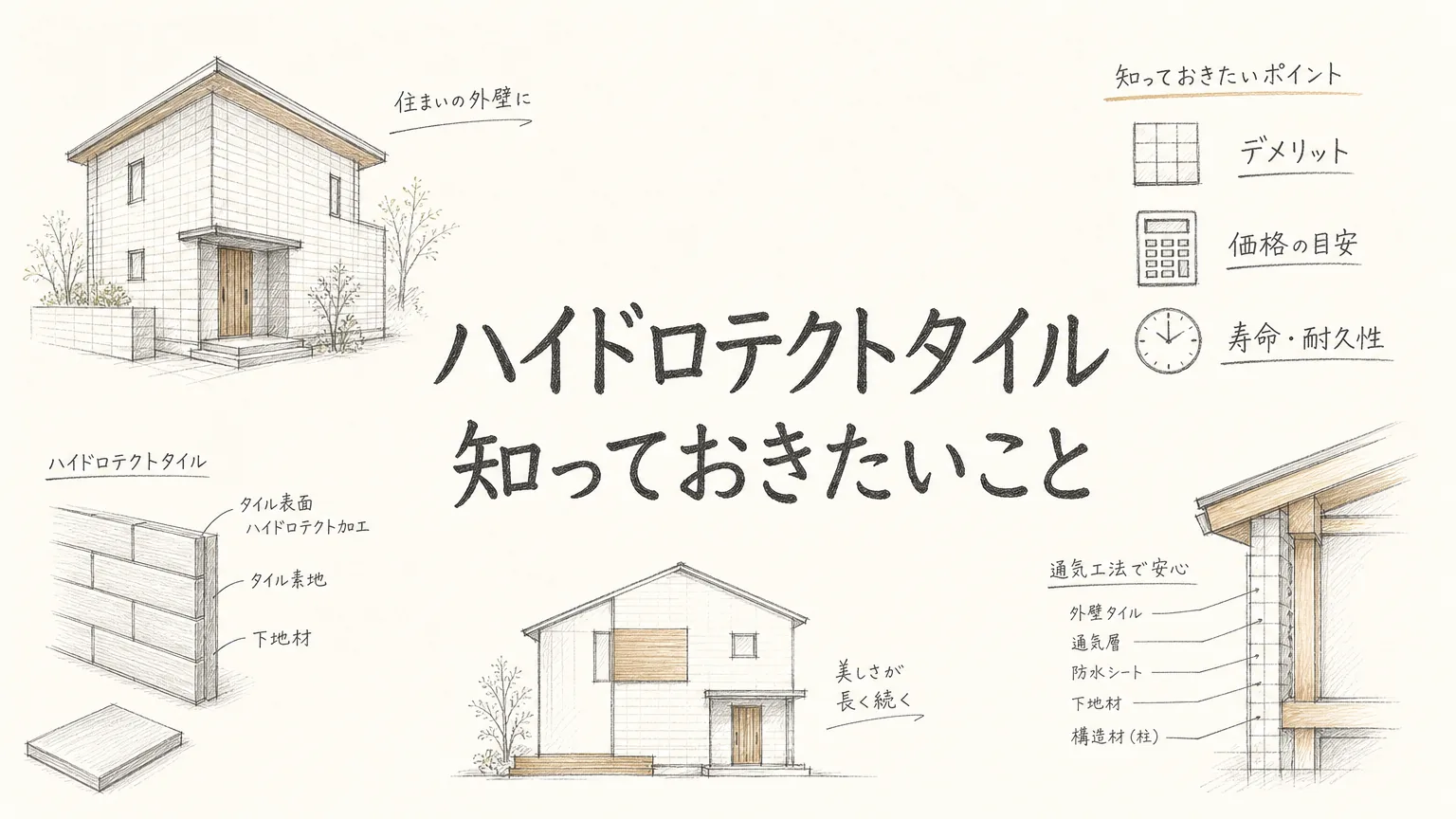 姫路でハイドロテクトタイルを検討する前に知っておきたいこと｜デメリット・価格・寿命を解説のアイキャッチ画像