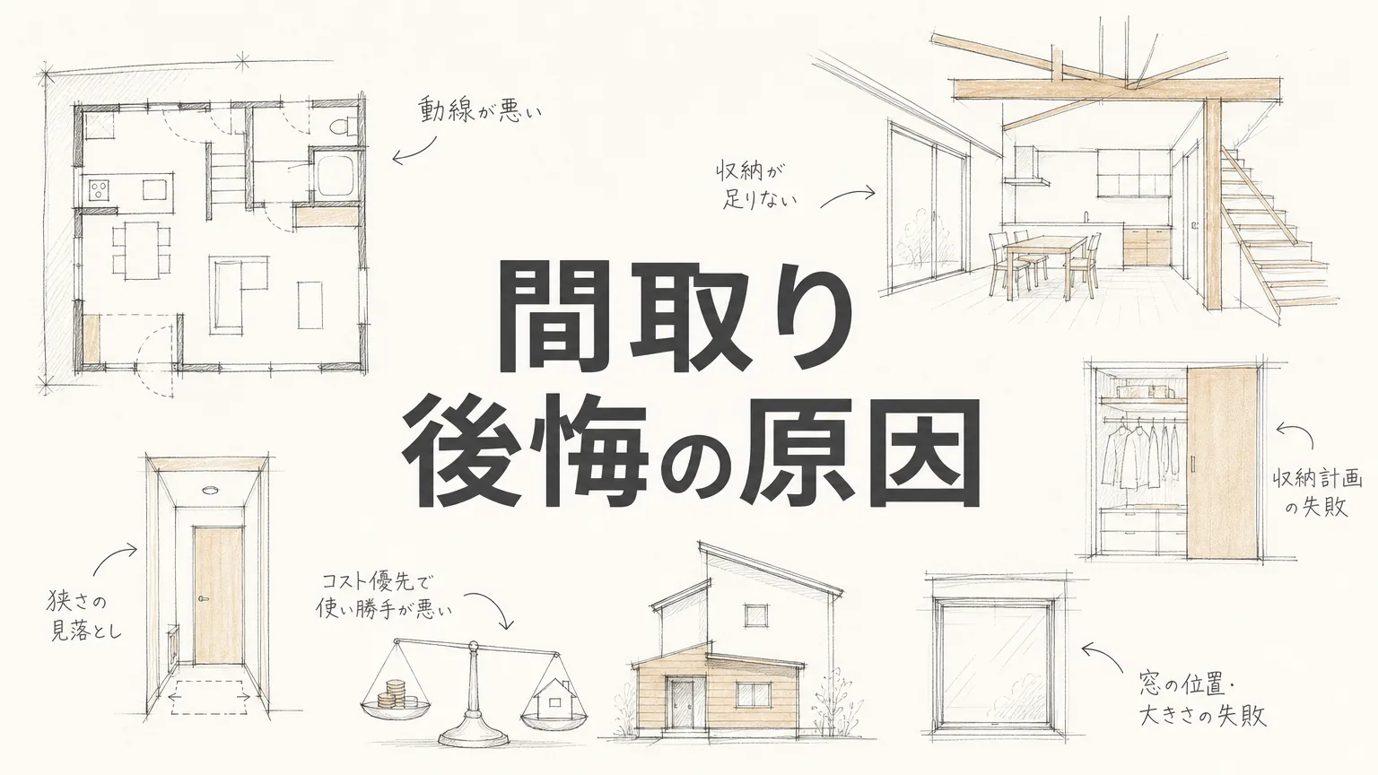 間取りの後悔はなぜ起きる？SNSで相談してはいけない本当の理由のアイキャッチ画像