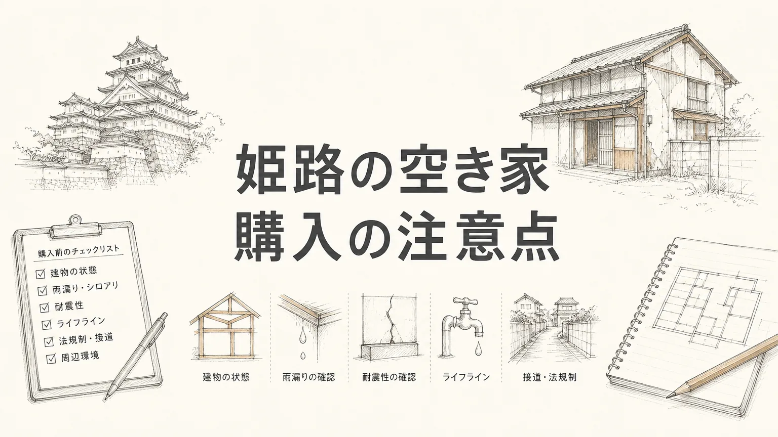 姫路の空き家バンクを注文住宅のプロが本音で語る｜購入前に知るべき注意点のアイキャッチ画像