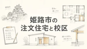 姫路市の校区一覧と注文住宅の土地選び｜場所選びで後悔しないためにのアイキャッチ画像
