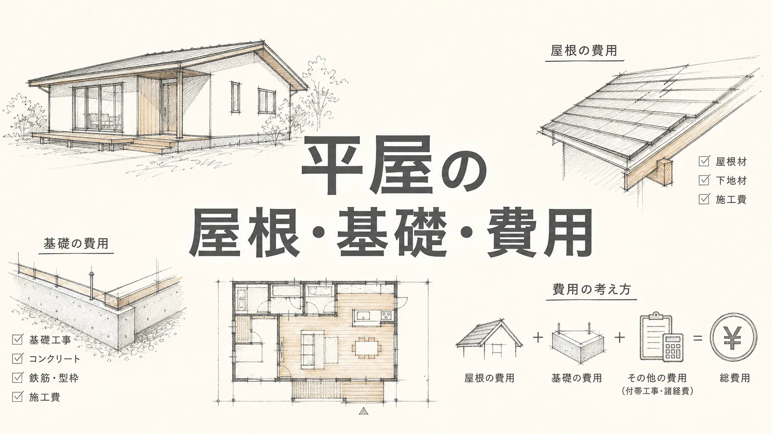 平屋は本当に高い？姫路の工務店が教える坪単価の正体と抑え方のアイキャッチ画像